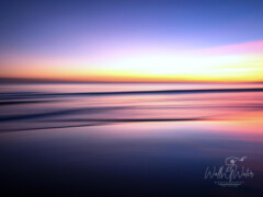 Purple hour. Praa Sands