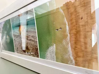 Tryptich 'Beside the seaside'