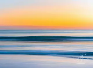 Swell lines in spring. Praa Sands