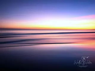 Purple hour. Praa Sands