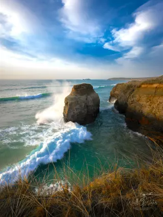 Rock formations. Gwithian