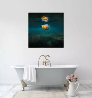 Peaceful Swim. Mounts bay