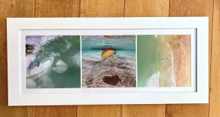 Tryptich 'Beside the seaside'